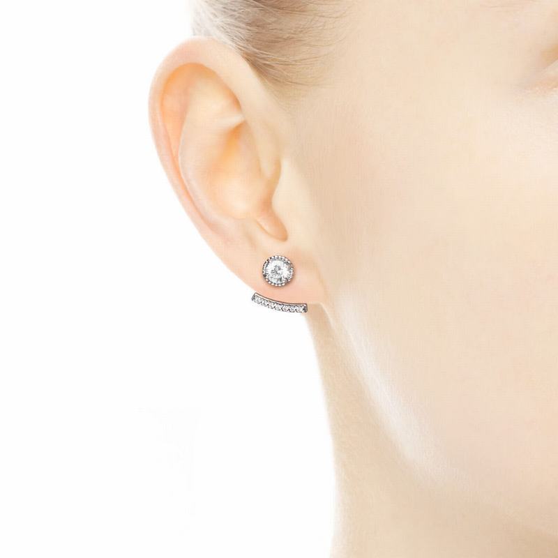 Pandora Abstract Elegance Drop Earrings Silver Egypt HT5784962